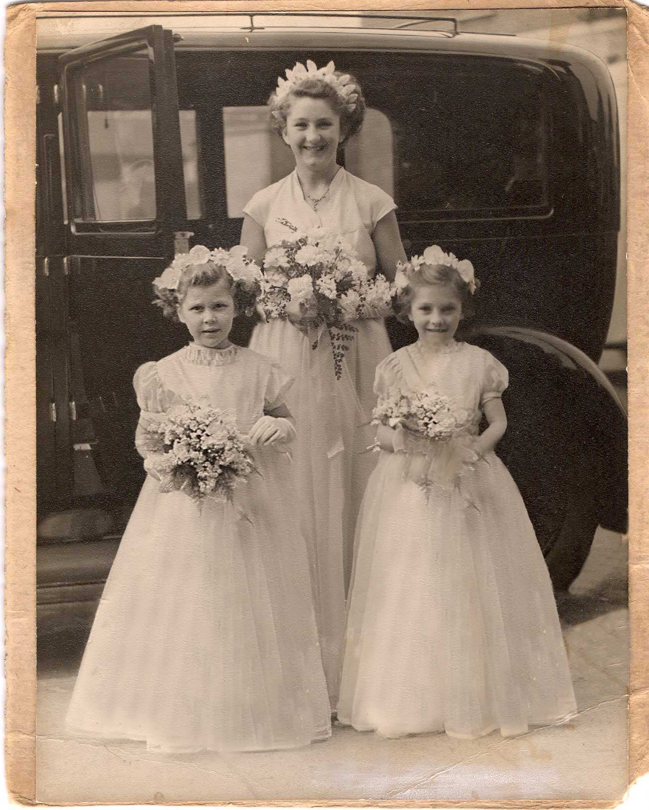Bridesmaid at a wedding